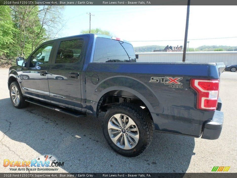 2018 Ford F150 STX SuperCrew 4x4 Blue Jeans / Earth Gray Photo #5