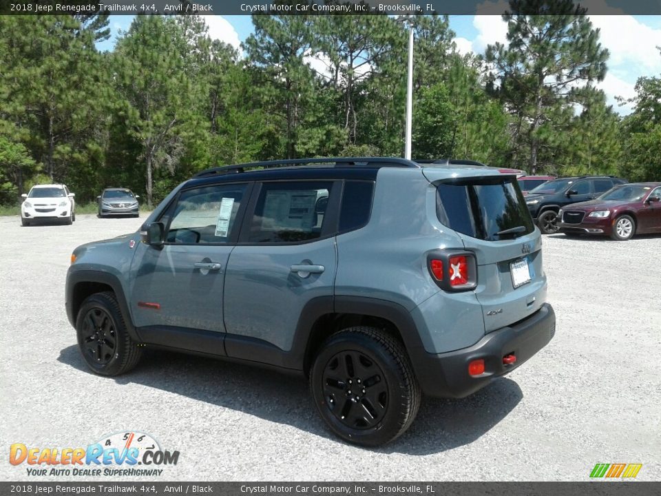 2018 Jeep Renegade Trailhawk 4x4 Anvil / Black Photo #3