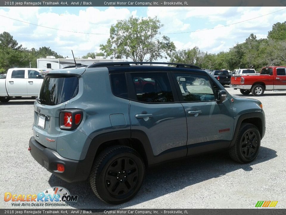 2018 Jeep Renegade Trailhawk 4x4 Anvil / Black Photo #5