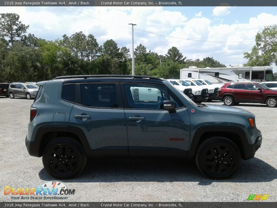 2018 Jeep Renegade Trailhawk 4x4 Anvil / Black Photo #6
