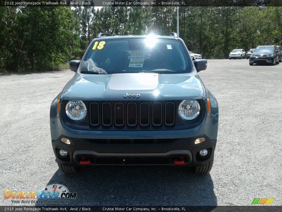 2018 Jeep Renegade Trailhawk 4x4 Anvil / Black Photo #8