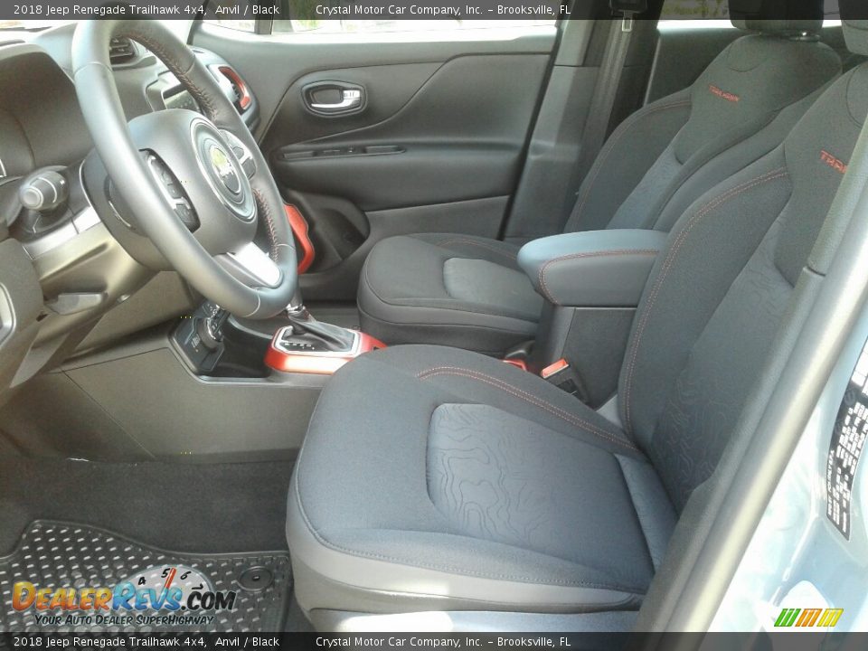 2018 Jeep Renegade Trailhawk 4x4 Anvil / Black Photo #9