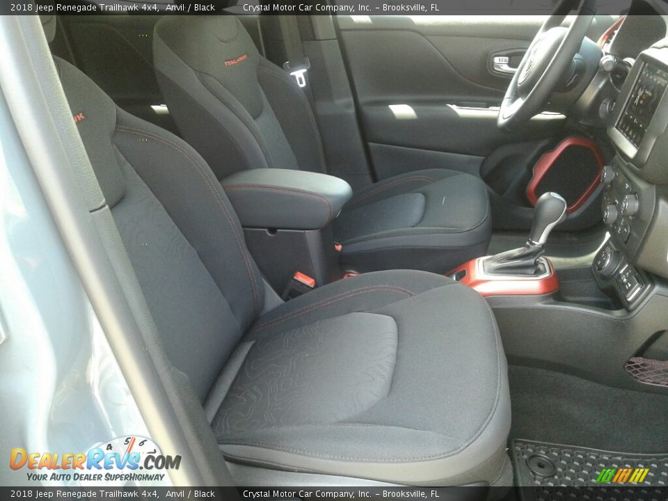 2018 Jeep Renegade Trailhawk 4x4 Anvil / Black Photo #12