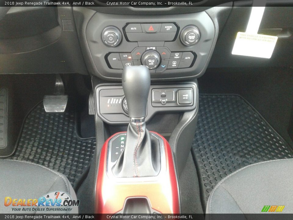2018 Jeep Renegade Trailhawk 4x4 Anvil / Black Photo #16