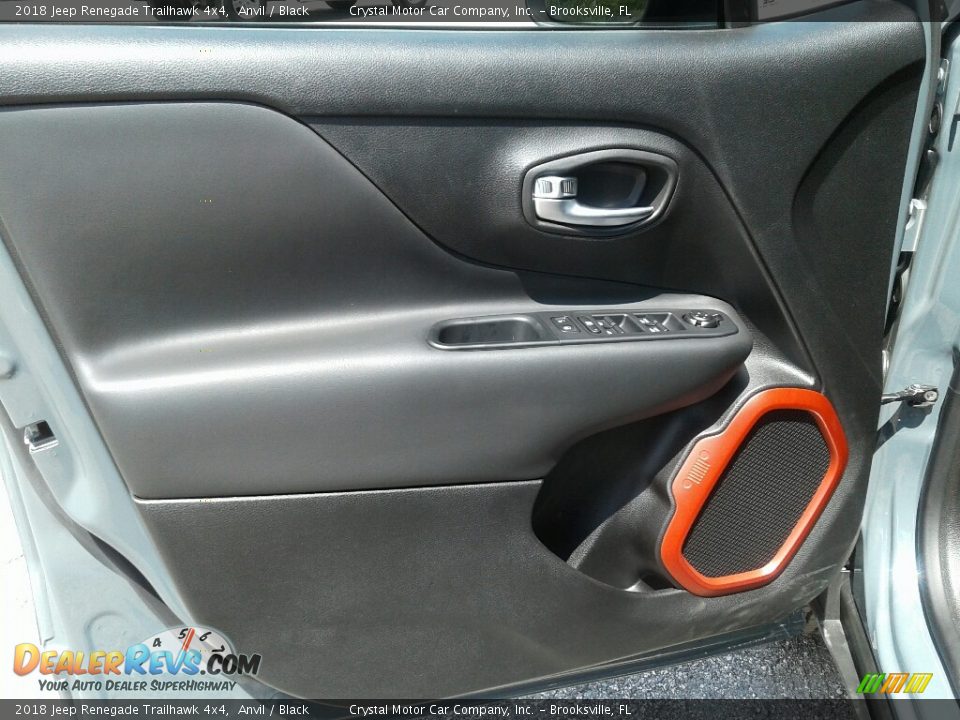 2018 Jeep Renegade Trailhawk 4x4 Anvil / Black Photo #17
