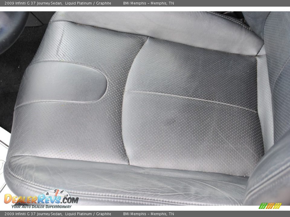 2009 Infiniti G 37 Journey Sedan Liquid Platinum / Graphite Photo #12