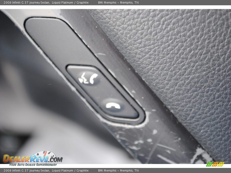2009 Infiniti G 37 Journey Sedan Liquid Platinum / Graphite Photo #15