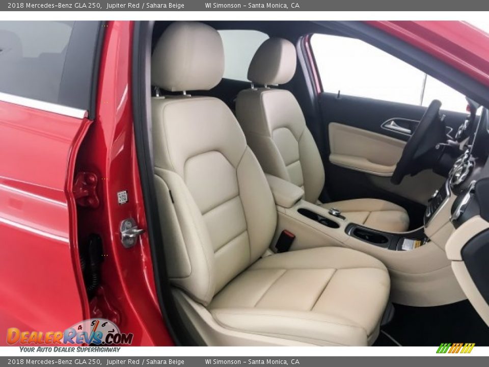 2018 Mercedes-Benz GLA 250 Jupiter Red / Sahara Beige Photo #2