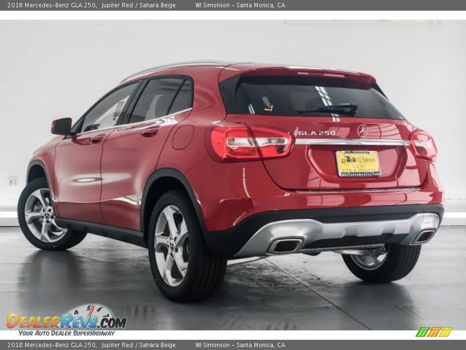 2018 Mercedes-Benz GLA 250 Jupiter Red / Sahara Beige Photo #3