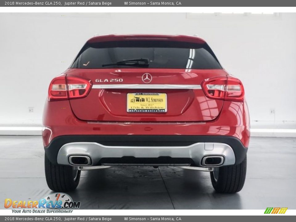 2018 Mercedes-Benz GLA 250 Jupiter Red / Sahara Beige Photo #4