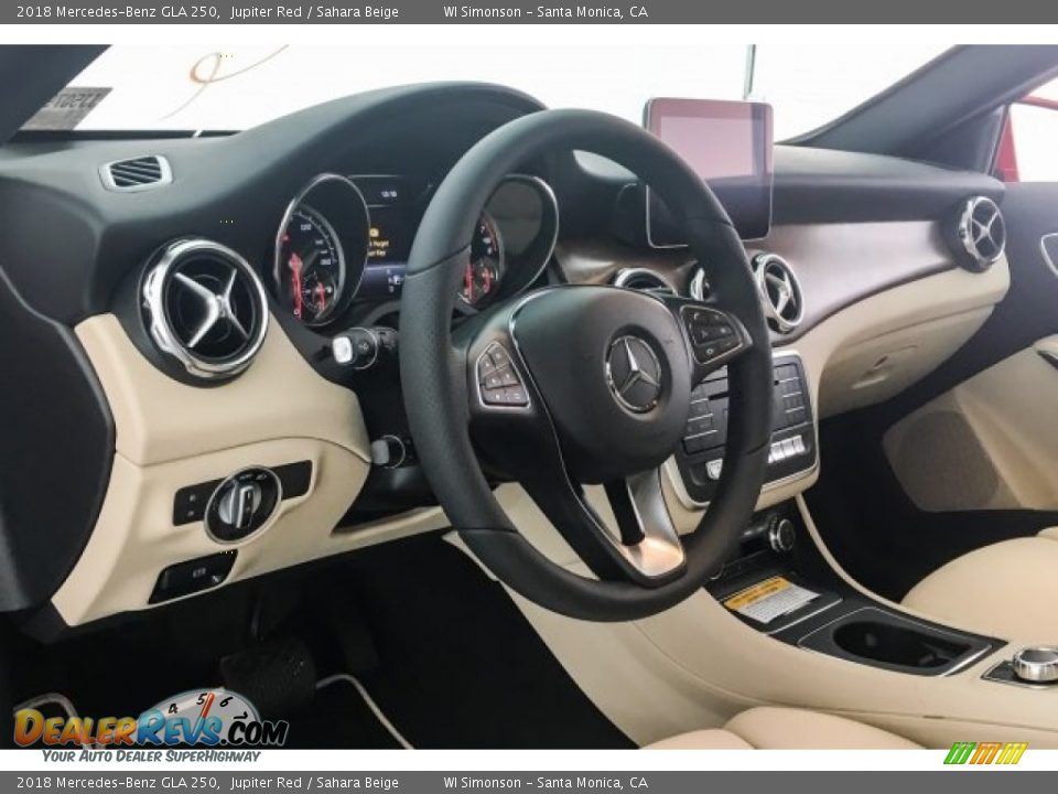 2018 Mercedes-Benz GLA 250 Jupiter Red / Sahara Beige Photo #5