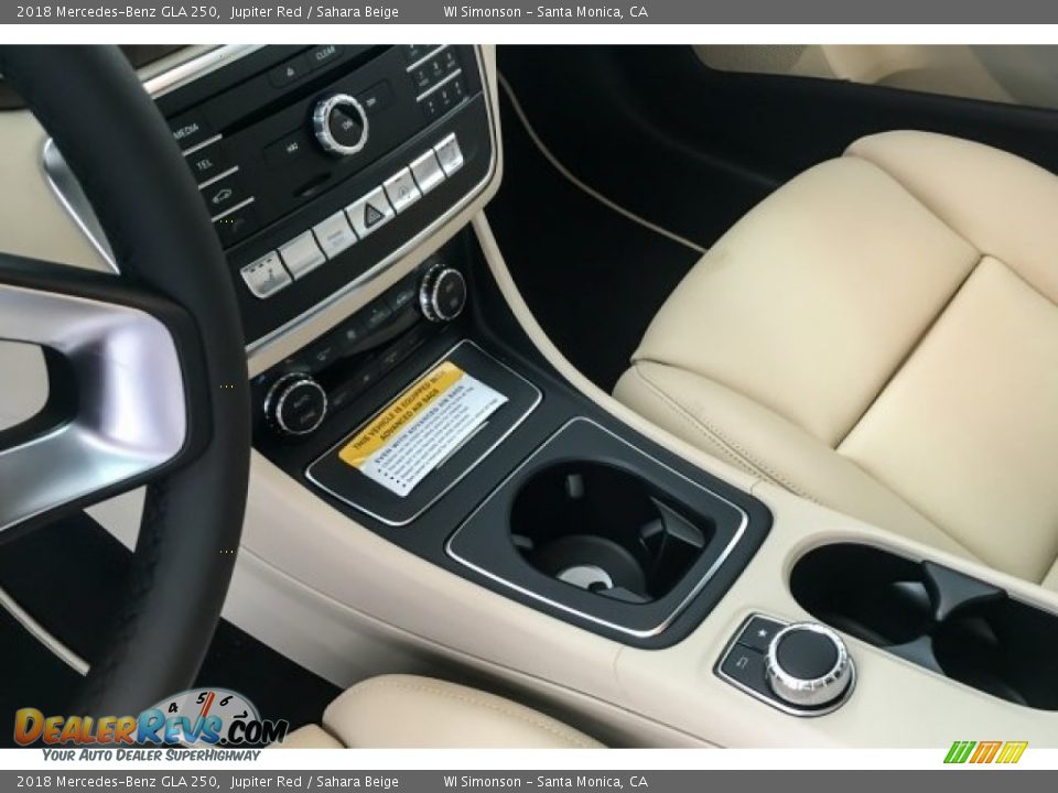 2018 Mercedes-Benz GLA 250 Jupiter Red / Sahara Beige Photo #7