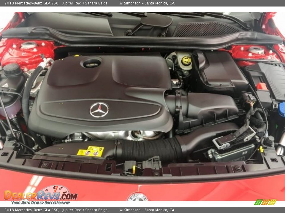 2018 Mercedes-Benz GLA 250 Jupiter Red / Sahara Beige Photo #8