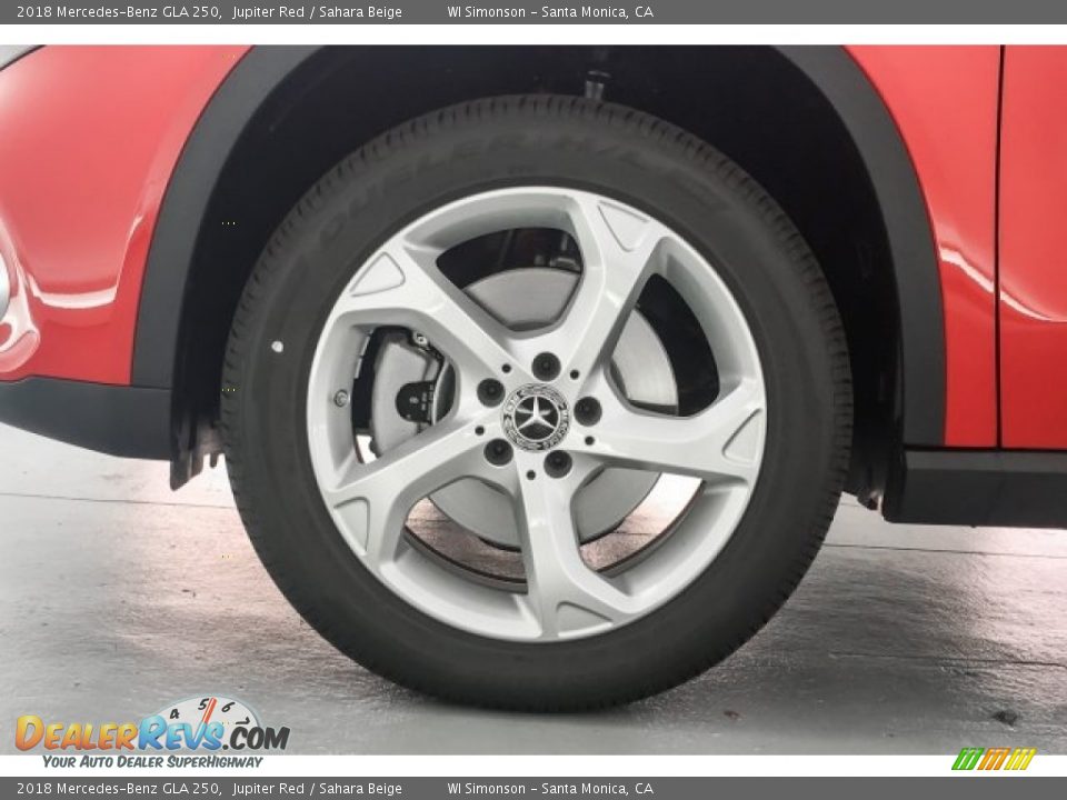 2018 Mercedes-Benz GLA 250 Jupiter Red / Sahara Beige Photo #9