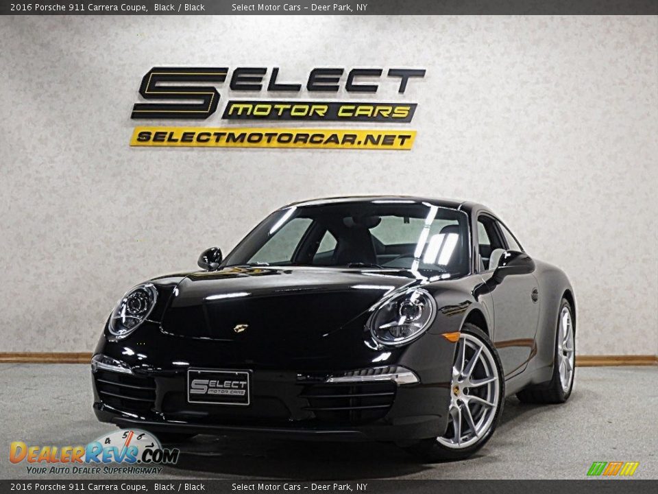 2016 Porsche 911 Carrera Coupe Black / Black Photo #1