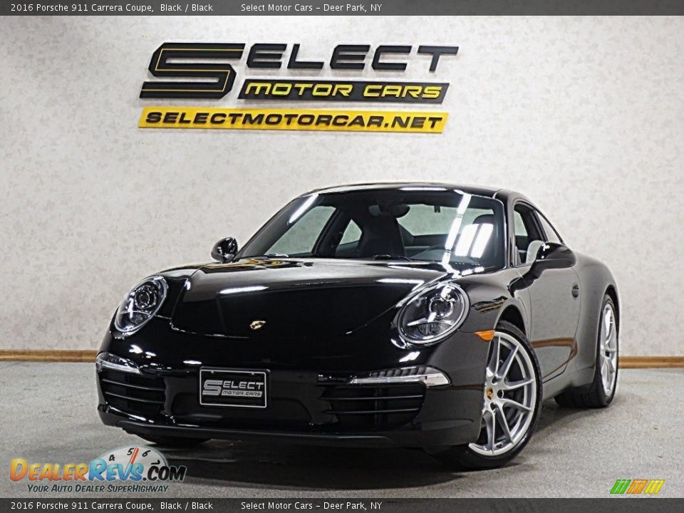 2016 Porsche 911 Carrera Coupe Black / Black Photo #2