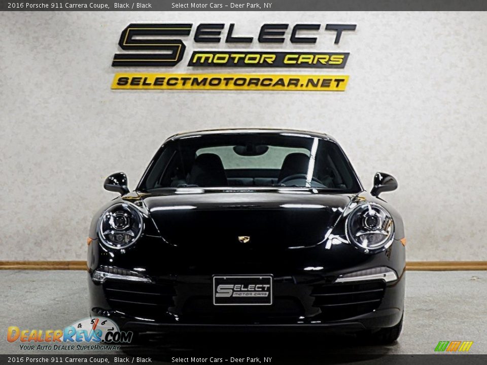2016 Porsche 911 Carrera Coupe Black / Black Photo #3