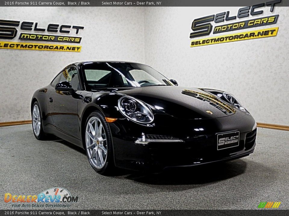 2016 Porsche 911 Carrera Coupe Black / Black Photo #4
