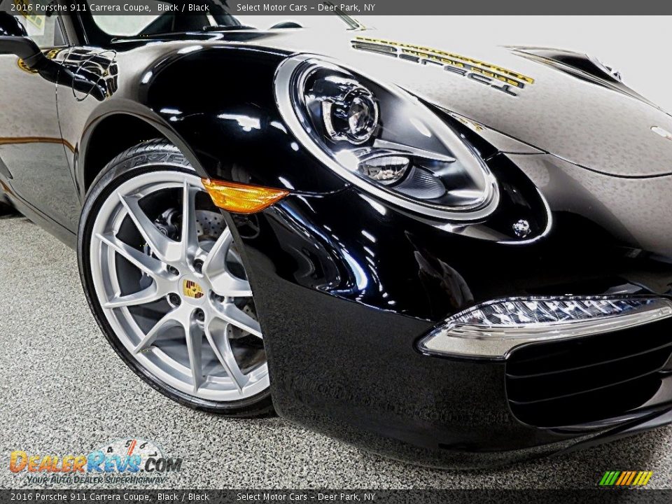 2016 Porsche 911 Carrera Coupe Black / Black Photo #9
