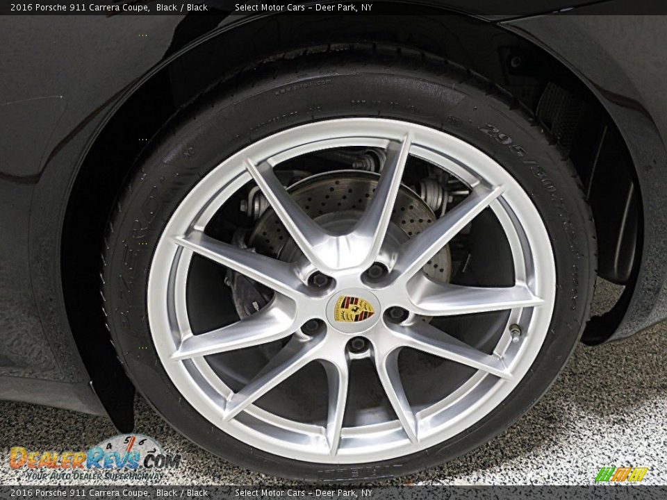 2016 Porsche 911 Carrera Coupe Black / Black Photo #12