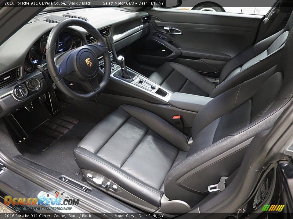 2016 Porsche 911 Carrera Coupe Black / Black Photo #15