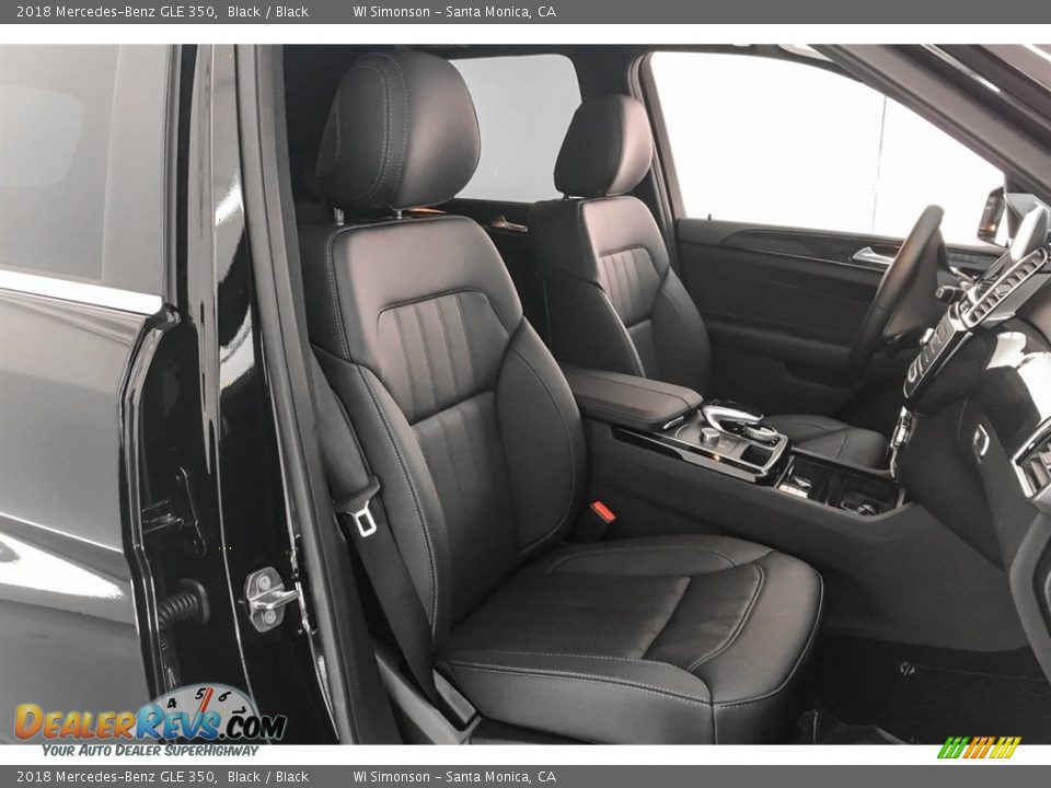2018 Mercedes-Benz GLE 350 Black / Black Photo #2