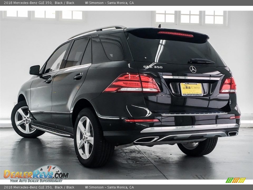2018 Mercedes-Benz GLE 350 Black / Black Photo #3