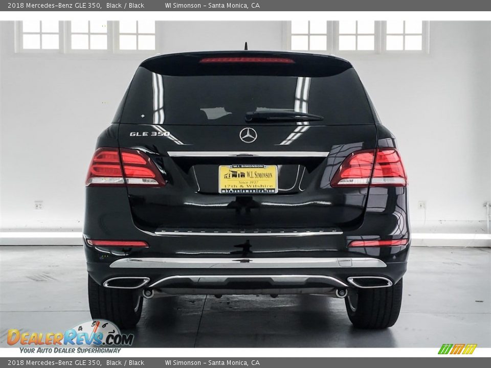 2018 Mercedes-Benz GLE 350 Black / Black Photo #4