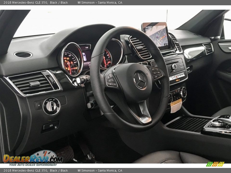 2018 Mercedes-Benz GLE 350 Black / Black Photo #5