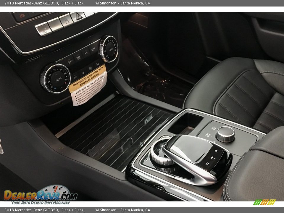 2018 Mercedes-Benz GLE 350 Black / Black Photo #7