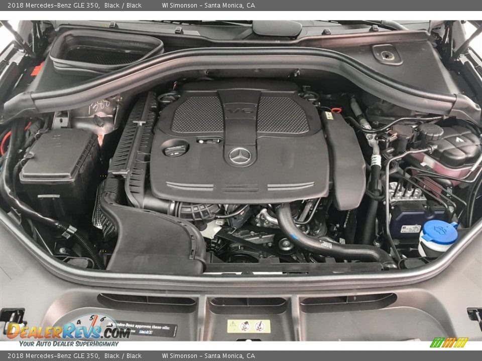 2018 Mercedes-Benz GLE 350 Black / Black Photo #8