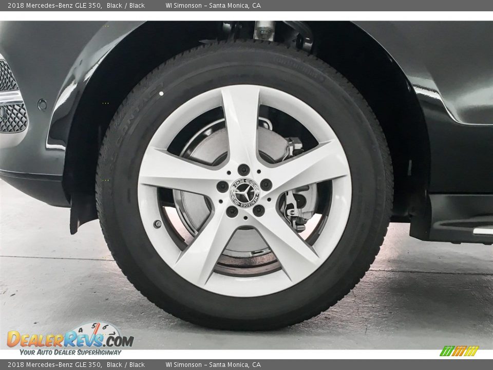 2018 Mercedes-Benz GLE 350 Black / Black Photo #9