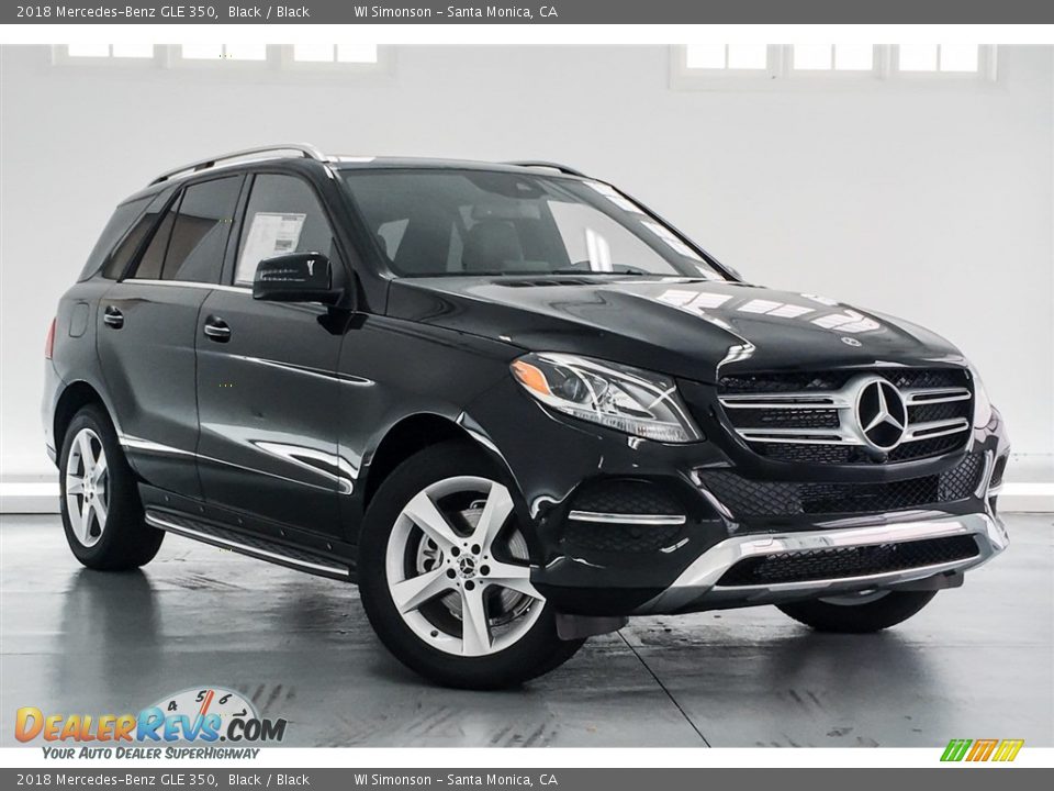 2018 Mercedes-Benz GLE 350 Black / Black Photo #12