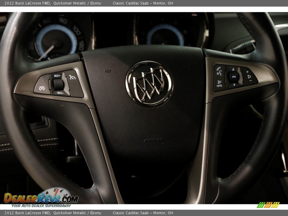 2012 Buick LaCrosse FWD Quicksilver Metallic / Ebony Photo #7