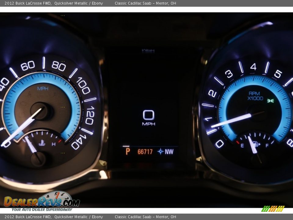 2012 Buick LaCrosse FWD Quicksilver Metallic / Ebony Photo #8