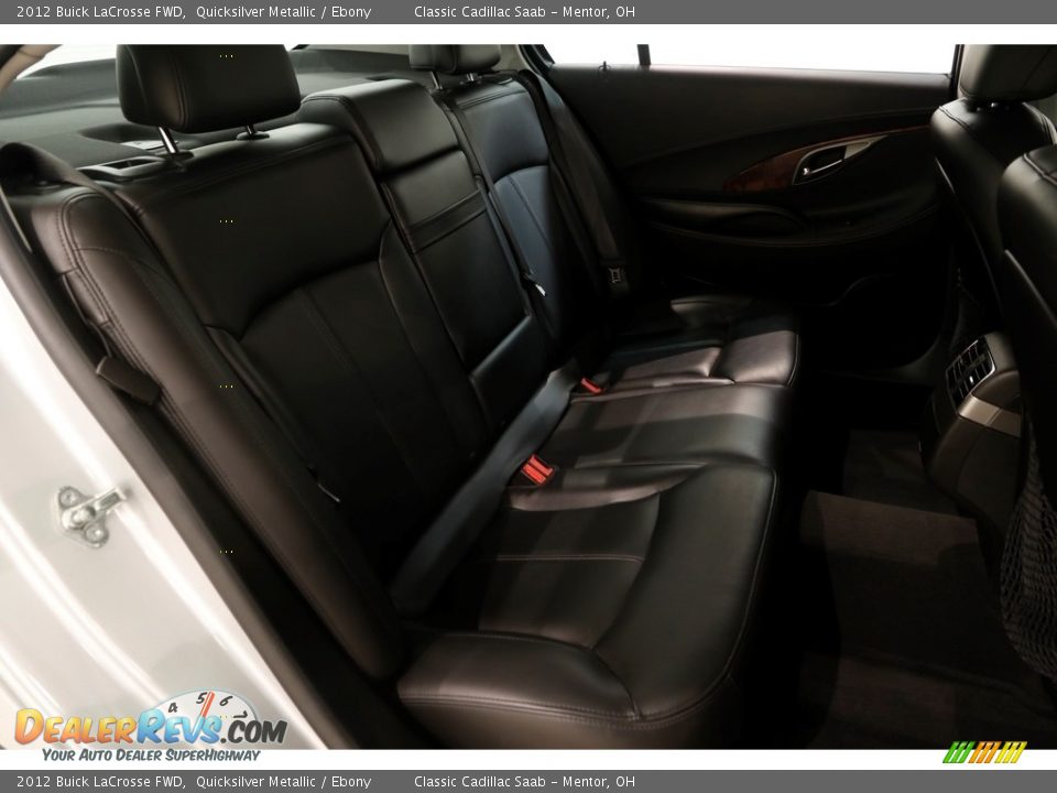 2012 Buick LaCrosse FWD Quicksilver Metallic / Ebony Photo #16