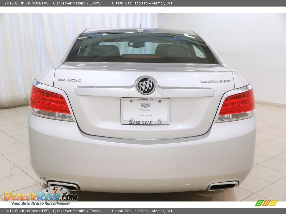 2012 Buick LaCrosse FWD Quicksilver Metallic / Ebony Photo #18