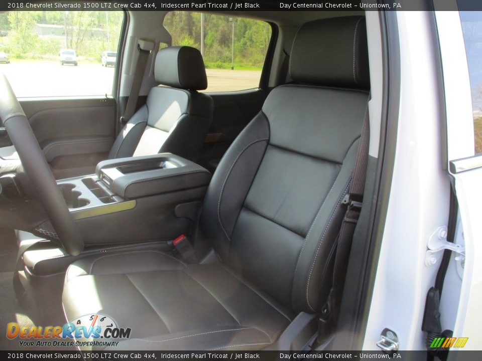 2018 Chevrolet Silverado 1500 LTZ Crew Cab 4x4 Iridescent Pearl Tricoat / Jet Black Photo #17