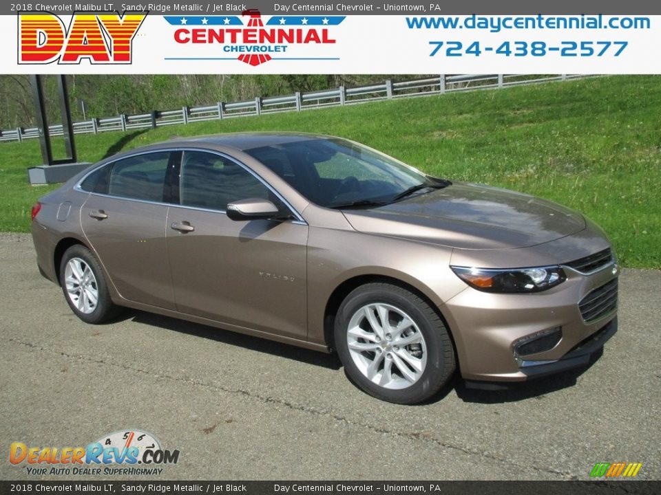 2018 Chevrolet Malibu LT Sandy Ridge Metallic / Jet Black Photo #1