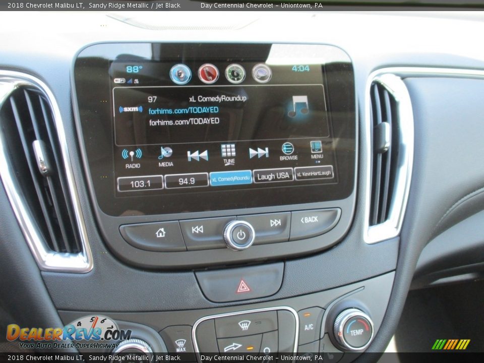 2018 Chevrolet Malibu LT Sandy Ridge Metallic / Jet Black Photo #7