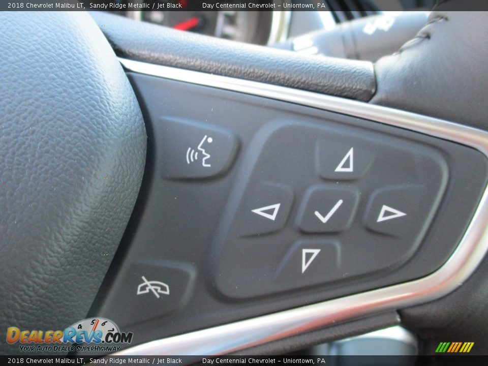 2018 Chevrolet Malibu LT Sandy Ridge Metallic / Jet Black Photo #9