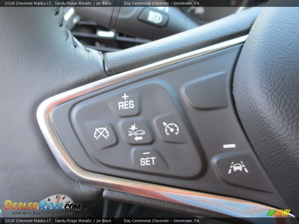2018 Chevrolet Malibu LT Sandy Ridge Metallic / Jet Black Photo #10