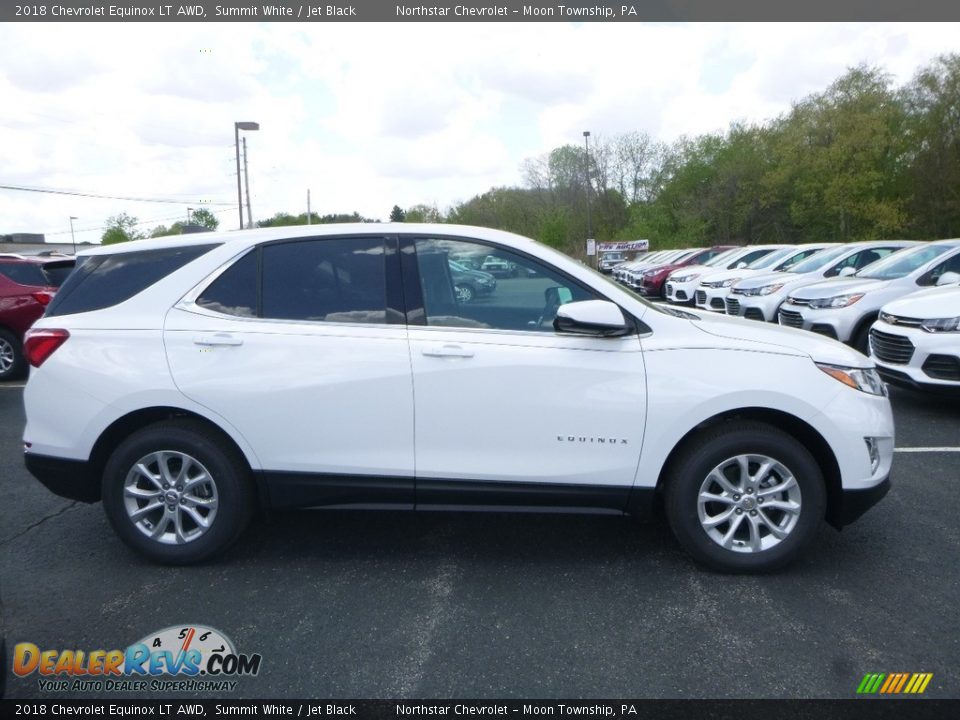 2018 Chevrolet Equinox LT AWD Summit White / Jet Black Photo #6