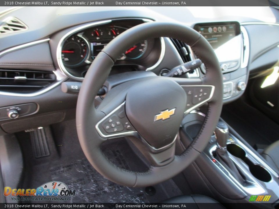 2018 Chevrolet Malibu LT Sandy Ridge Metallic / Jet Black Photo #13