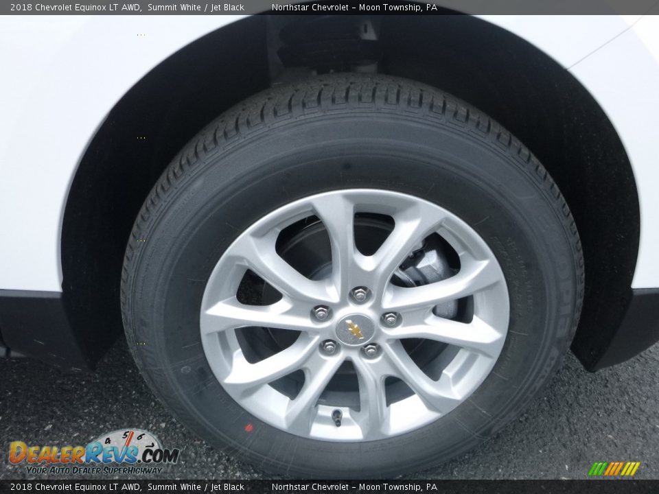 2018 Chevrolet Equinox LT AWD Summit White / Jet Black Photo #9