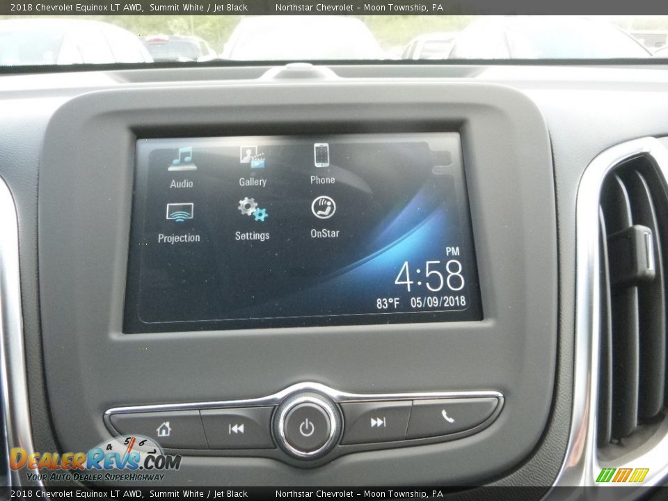 2018 Chevrolet Equinox LT AWD Summit White / Jet Black Photo #17