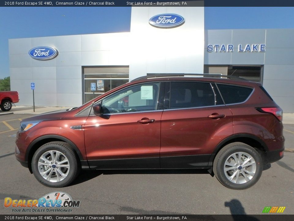 2018 Ford Escape SE 4WD Cinnamon Glaze / Charcoal Black Photo #9