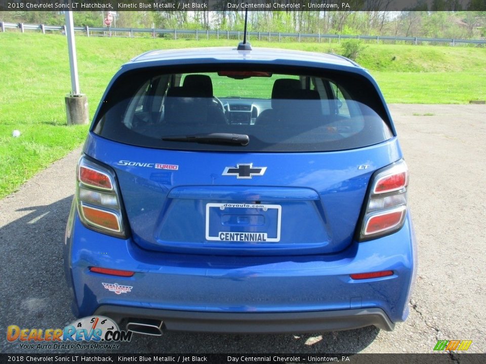 2018 Chevrolet Sonic LT Hatchback Kinetic Blue Metallic / Jet Black Photo #3