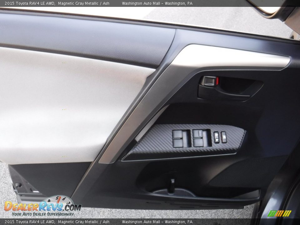 2015 Toyota RAV4 LE AWD Magnetic Gray Metallic / Ash Photo #11