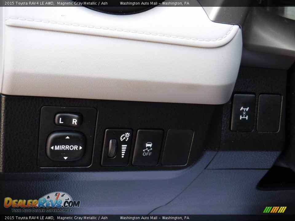 2015 Toyota RAV4 LE AWD Magnetic Gray Metallic / Ash Photo #13